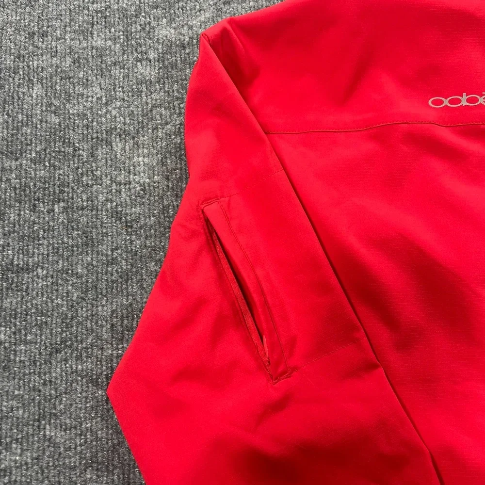 Oobe Men's Medium Red Full Zip‎ Up Jacket Lightweight Activewear Coat
